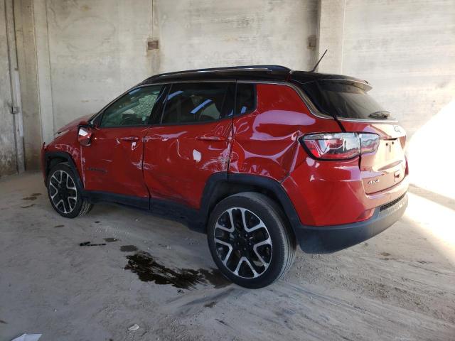 3C4NJDCB1MT604401 - 2021 JEEP COMPASS LIMITED RED photo 2
