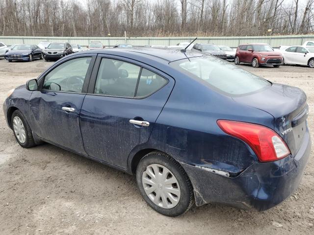 3N1CN7AP1CL902377 - 2012 NISSAN VERSA S BLUE photo 2