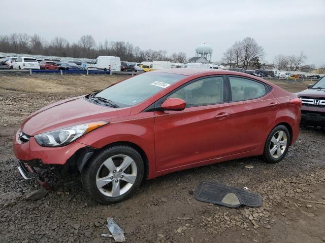 KMHDH4AE9BU103324 - 2011 HYUNDAI ELANTRA GLS RED photo 1