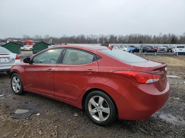 KMHDH4AE9BU103324 - 2011 HYUNDAI ELANTRA GLS RED photo 2