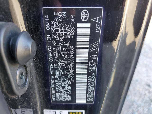 JTKJF5C70F3093885 - 2015 TOYOTA SCION TC შავი ფოტო 13