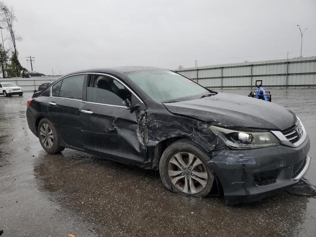 1HGCR2F36FA256132 - 2015 HONDA ACCORD LX BLACK photo 4