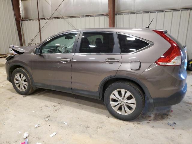 2HKRM4H52EH623150 - 2014 HONDA CR-V EX GRAY photo 2