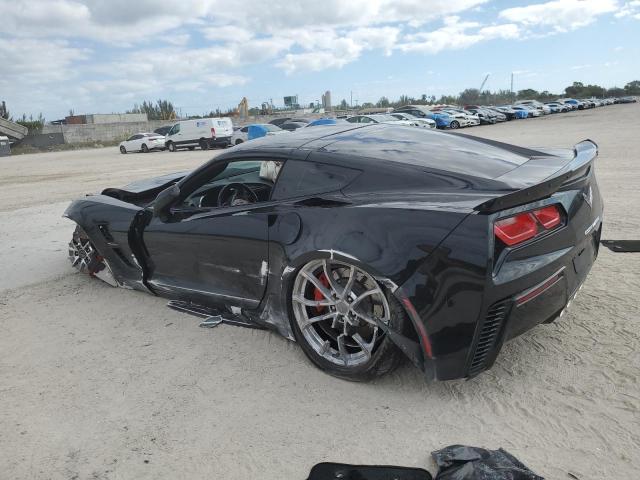 1G1YY2D7XJ5103227 - 2018 CHEVROLET CORVETTE GRAND SPORT 2LT BLACK photo 2