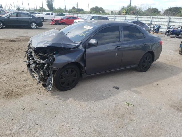 1NXBU4EE3AZ307340 - 2010 TOYOTA COROLLA BASE GRAY photo 1