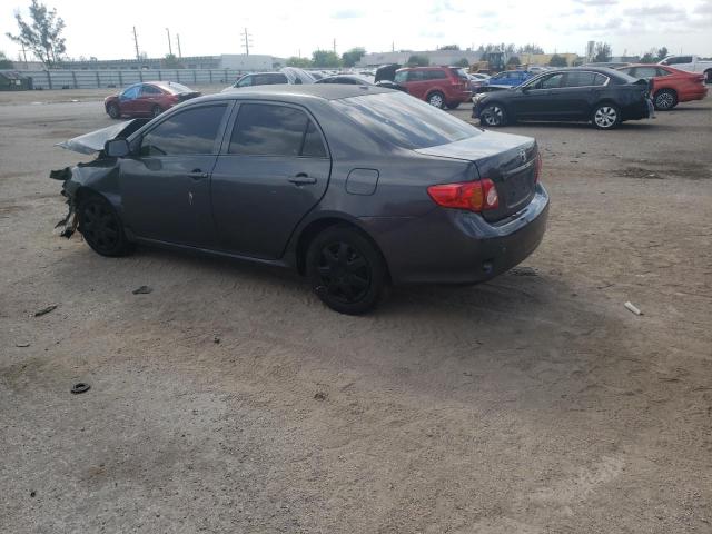 1NXBU4EE3AZ307340 - 2010 TOYOTA COROLLA BASE GRAY photo 2