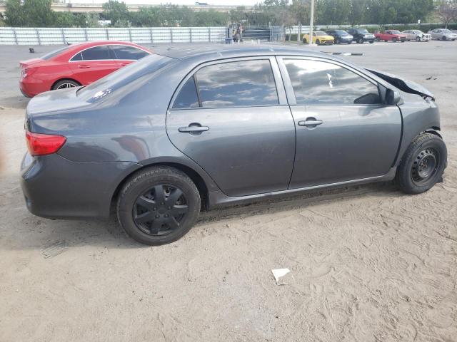 1NXBU4EE3AZ307340 - 2010 TOYOTA COROLLA BASE GRAY photo 3