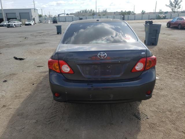 1NXBU4EE3AZ307340 - 2010 TOYOTA COROLLA BASE GRAY photo 6