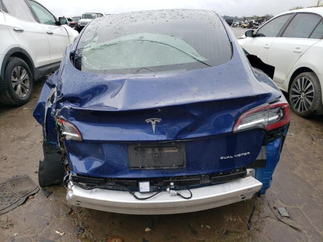 5YJ3E1EB3LF787076 - 2020 TESLA MODEL 3 BLUE photo 6