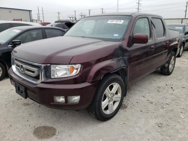 5FPYK1F58BB007974 - 2011 HONDA RIDGELINE RTL BURGUNDY photo 1