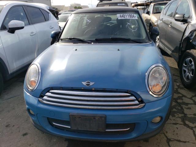 WMWSU3C5XDT544870 - 2013 MINI COOPER BLUE photo 5