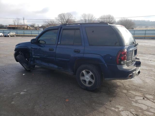 1GNDT13S432114319 - 2003 CHEVROLET TRAILBLAZE BLUE photo 2