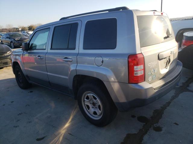 1C4NJPBA9FD138672 - 2015 JEEP PATRIOT SPORT GRAY photo 2