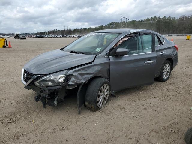 3N1AB7AP5KY270064 - 2019 NISSAN SENTRA S GRAY photo 1