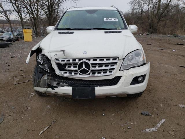 4JGBB86E39A515775 - 2009 MERCEDES-BENZ ML 350 WHITE photo 5