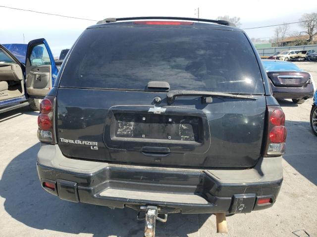 1GNDS13S272229512 - 2007 CHEVROLET TRAILBLAZE LS BLACK photo 6