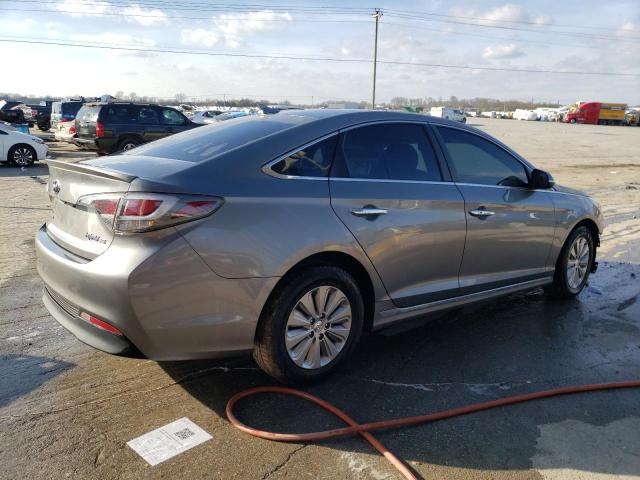 KMHE24L13HA059119 - 2017 HYUNDAI SONATA HYBRID GRAY photo 3