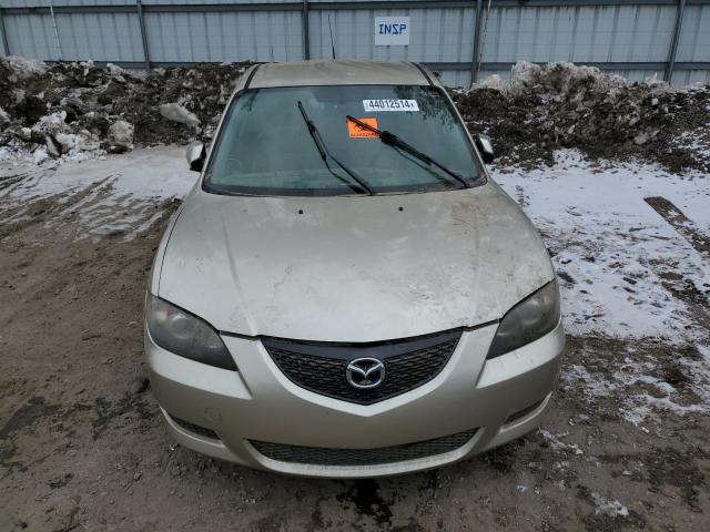 JM1BK12F961403360 - 2006 MAZDA 3 I TAN photo 5