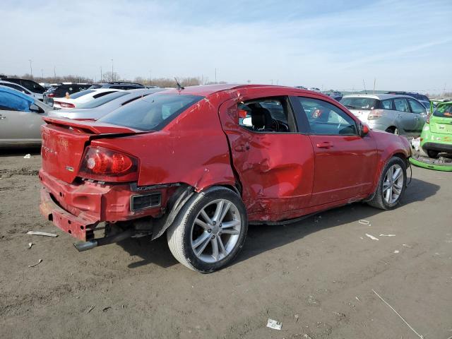 1C3CDZEGXCN309496 - 2012 DODGE AVENGER SXT RED photo 3