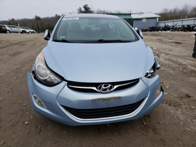 KMHDH4AE0DU579450 - 2013 HYUNDAI ELANTRA GLS BLUE photo 5