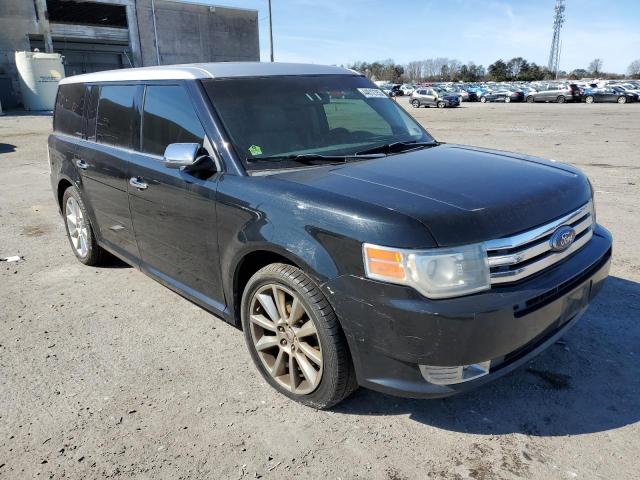 2FMHK6DC8BBD06445 - 2011 FORD FLEX LIMITED BLACK photo 4