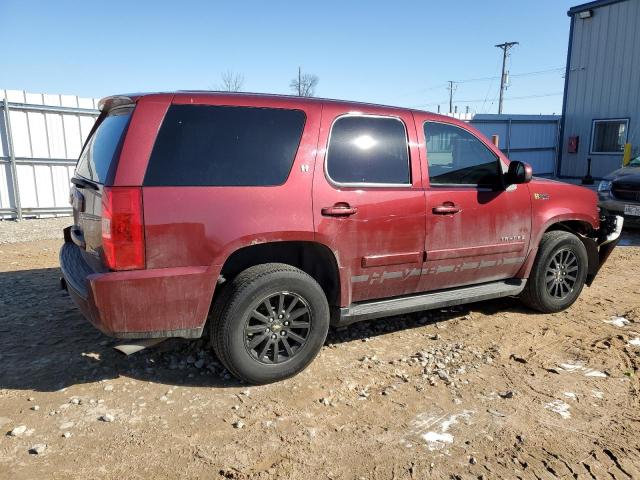 1GNFK13569R150843 - 2009 CHEVROLET TAHOE HYBRID MAROON photo 3