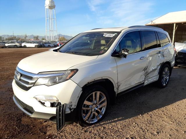 5FNYF6H07GB035672 - 2016 HONDA PILOT ELITE WHITE photo 1