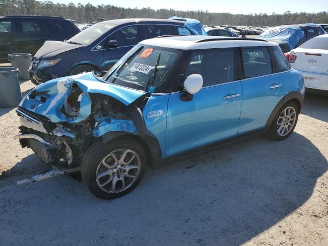 WMWXU3C52F2B66514 - 2015 MINI COOPER S BLUE photo 1