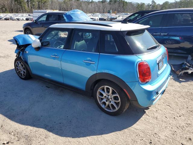 WMWXU3C52F2B66514 - 2015 MINI COOPER S BLUE photo 2