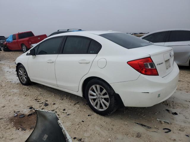 19XFB2F9XCE069540 - 2012 HONDA CIVIC EXL WHITE photo 2