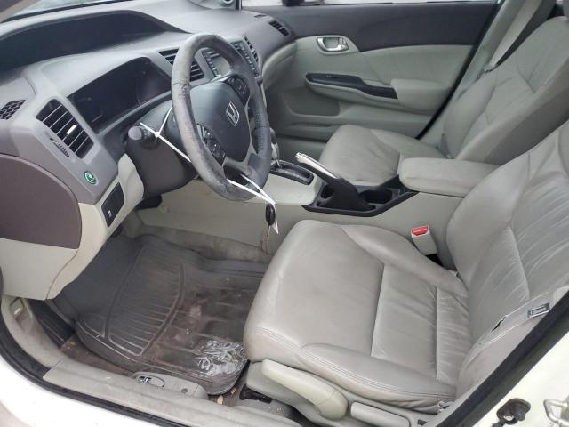 19XFB2F9XCE069540 - 2012 HONDA CIVIC EXL WHITE photo 7