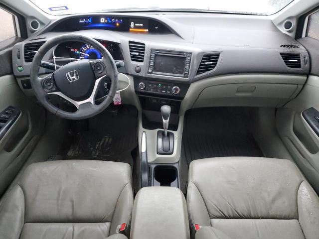 19XFB2F9XCE069540 - 2012 HONDA CIVIC EXL WHITE photo 8