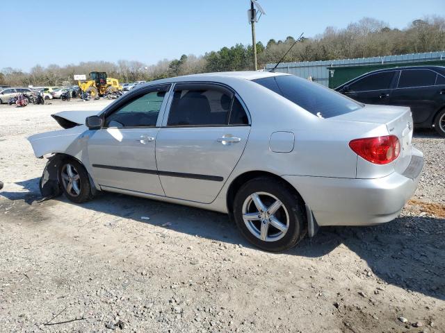 1NXBR32E38Z017075 - 2008 TOYOTA COROLLA CE SILVER photo 2