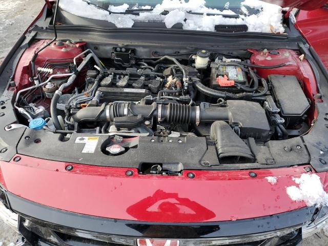 1HGCV1F37KA127168 - 2019 HONDA ACCORD SPORT Красный фото 11