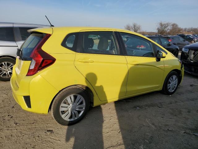 JHMGK5H58GS014960 - 2016 HONDA FIT LX YELLOW photo 3