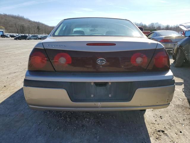 2G1WF52E139417614 - 2003 CHEVROLET IMPALA TAN photo 6