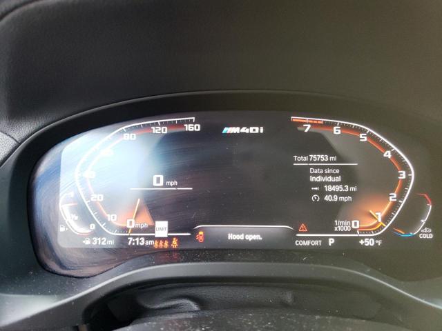 5UX2V5C07M9F70311 - 2021 BMW X4 XDRIVEM40I გრაფიტი ფოტო 9