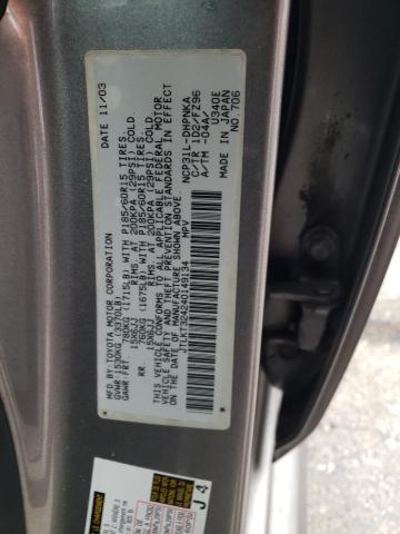 JTLKT324240149134 - 2004 TOYOTA SCION XB 银色 照片 14