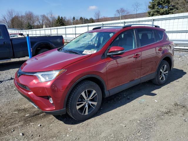 2T3RFREV4JW834672 - 2018 TOYOTA RAV4 ADVENTURE RED photo 1