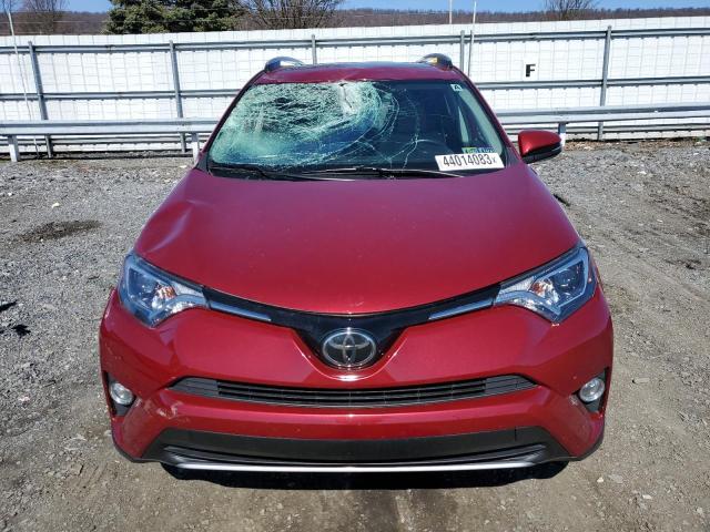 2T3RFREV4JW834672 - 2018 TOYOTA RAV4 ADVENTURE RED photo 5