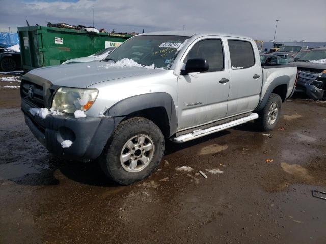 3TMJU62N67M037145 - 2007 TOYOTA TACOMA DOUBLE CAB PRERUNNER SILVER photo 1