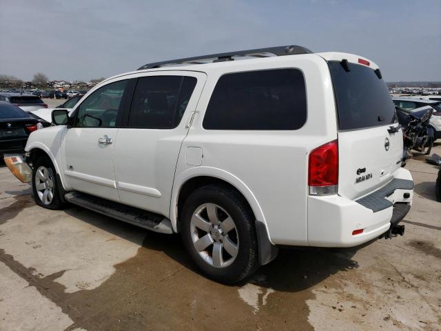 5N1BA08D49N600352 - 2009 NISSAN ARMADA SE WHITE photo 2