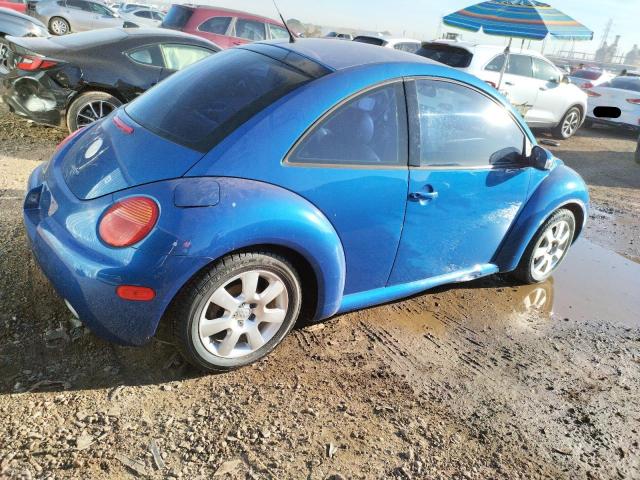 3VWDD21CX3M433916 - 2003 VOLKSWAGEN NEW BEETLE GLX 蓝色 照片 3