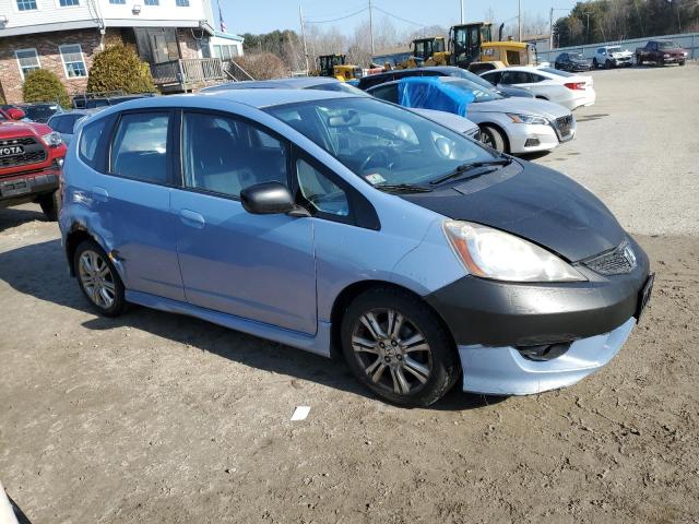 JHMGE87429S036912 - 2009 HONDA FIT SPORT BLUE photo 4