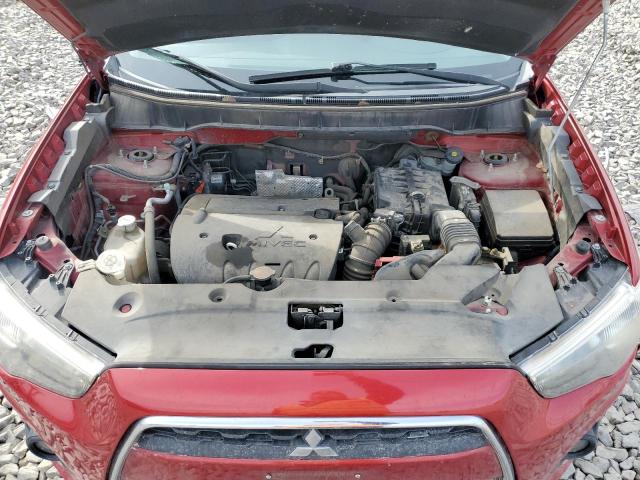 4A4AP4AU6DE001695 - 2013 MITSUBISHI OUTLANDER SE RED photo 12