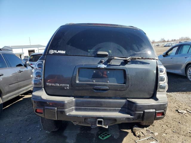 1GNDS13S552293928 - 2005 CHEVROLET TRAILBLAZE LS BLACK photo 6