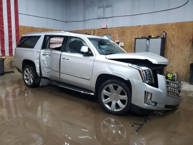 1GYS4TKJ0FR668464 - 2015 CADILLAC ESCALADE ESV PREMIUM SILVER photo 4