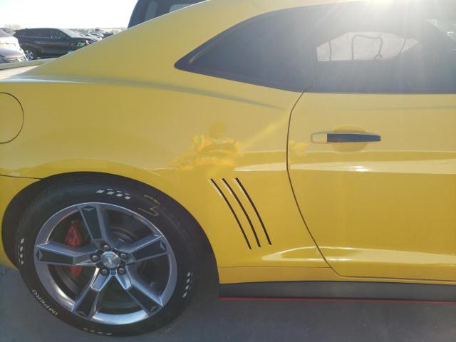 2G1FK1EJ8D9177654 - 2013 CHEVROLET CAMARO 2SS YELLOW photo 10