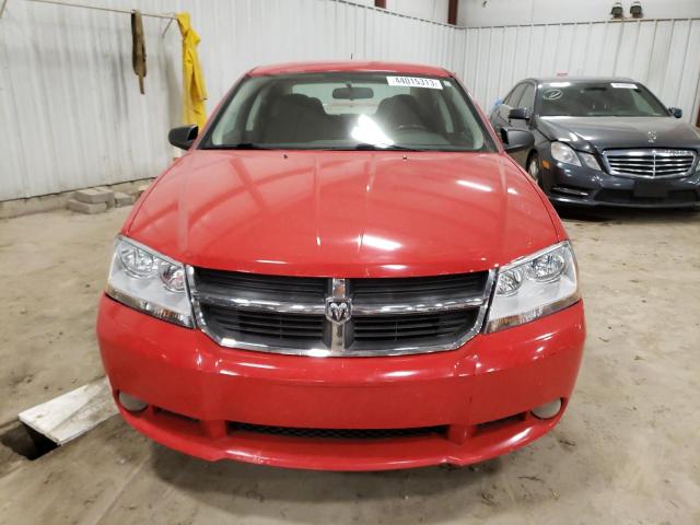 1B3LC56D69N523875 - 2009 DODGE AVENGER SXT RED photo 5