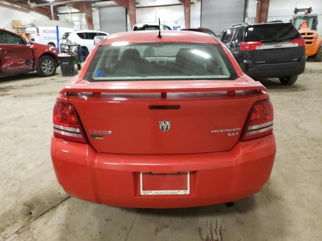 1B3LC56D69N523875 - 2009 DODGE AVENGER SXT RED photo 6